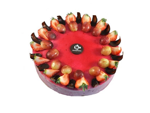 Yoghurt taart bosvruchten 14p